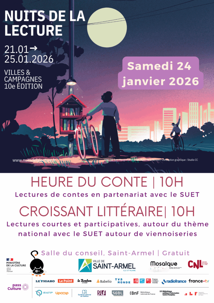 🌙📚 LES NUITS DE LA LECTURE 📚🌙 - Saint-Armel